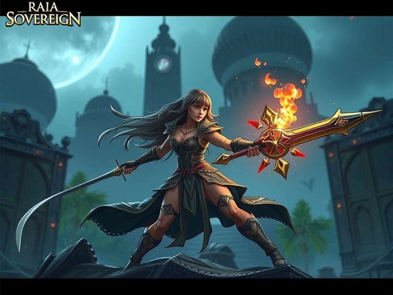 Raia Swift Sovereign main character in combat